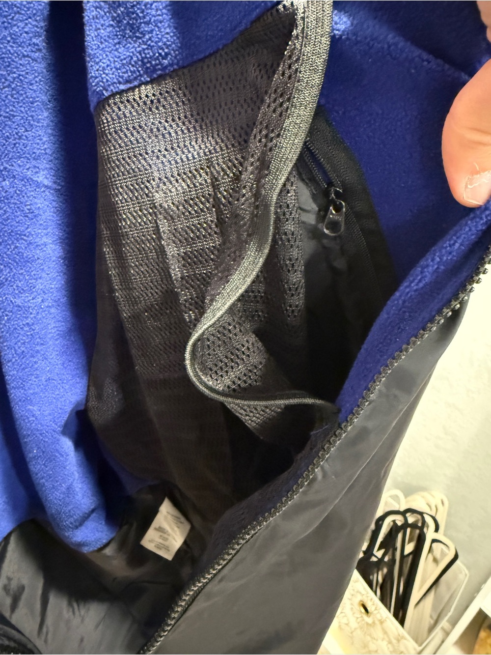 Vintage Columbia Sportswear Men’s XL Fleece-Lined Full Zip Jacket Coat Black - Picture 6 of 8